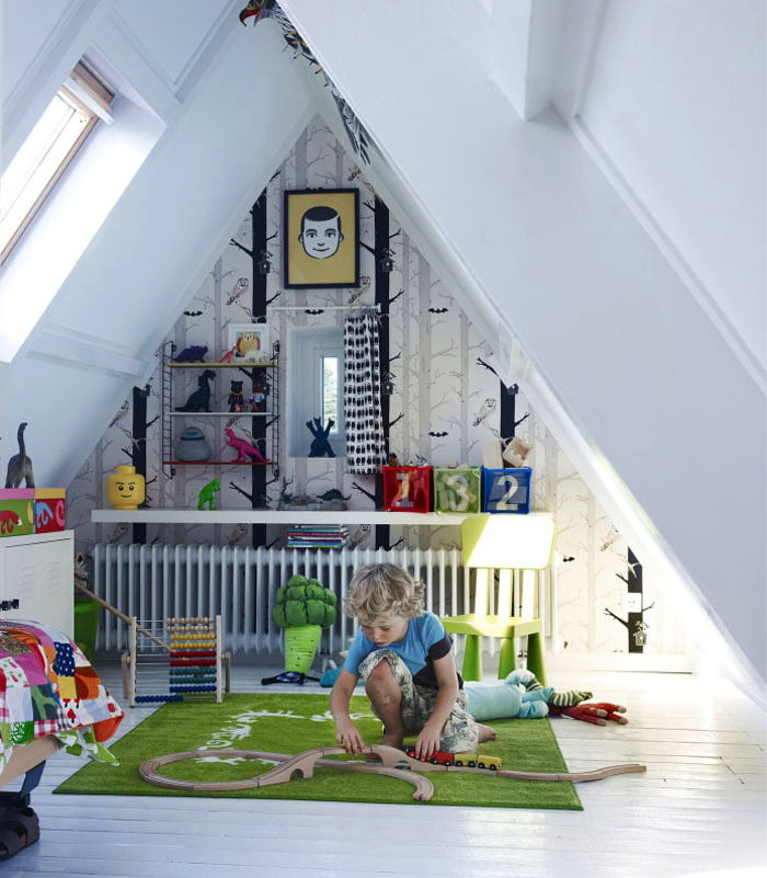 Çatı katındaki çocuk odası