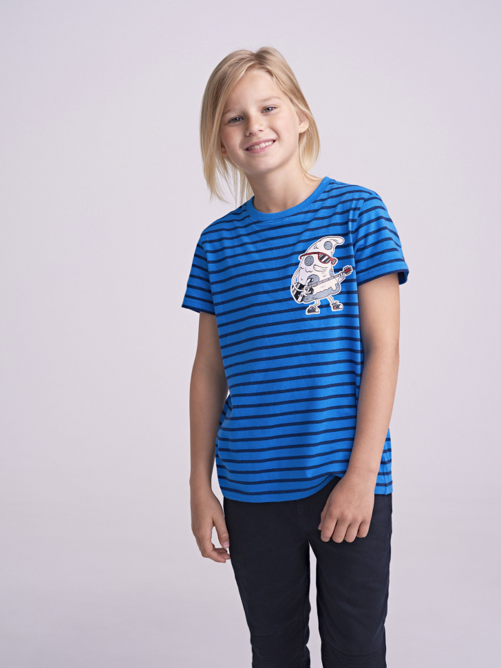 Sweatshirt voor een jongen (blauw, 11)