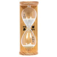 Smėlio laikrodis Vonios daiktai „Lux“, skirti vonioms ir saunoms, 6,5x9x19,5 cm