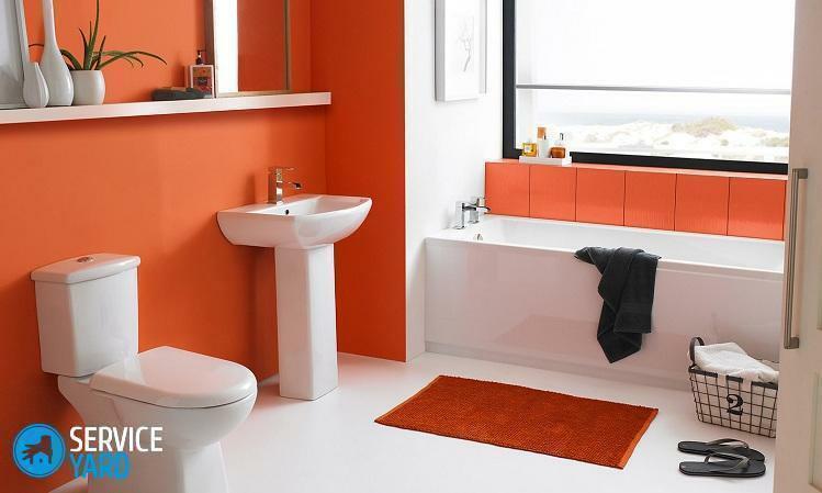 Vattentålig färg för badrummet luktfritt