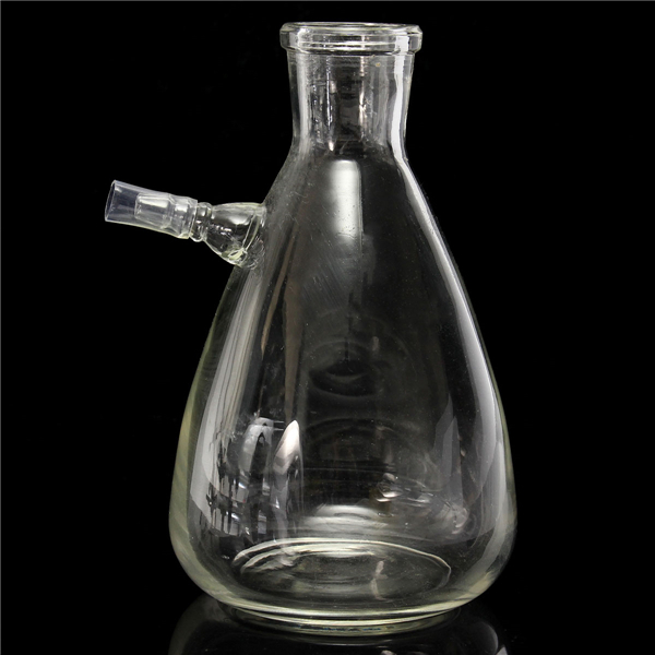 Adattatore per tubo flessibile da 10 mm con bottiglia di vetro per filtrazione sotto vuoto da laboratorio 24/29 ML