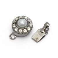 Brave za perle Tesoro, 11 mm, crni nikal, 2 komada (art. TS.XH617.04)