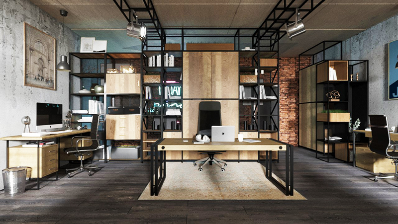 A loft stílusú bútorok fontos elemek a belső térben