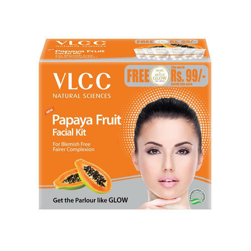 Frugtsæt til papaya ansigt 110 gr (VLCC, Ayurveda)