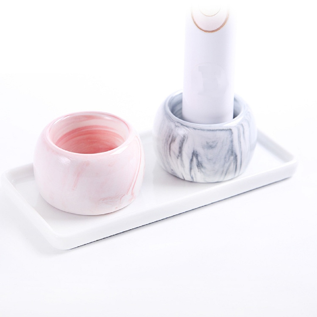 Kreatywny ceramiczny uchwyt na szczoteczki do zębów