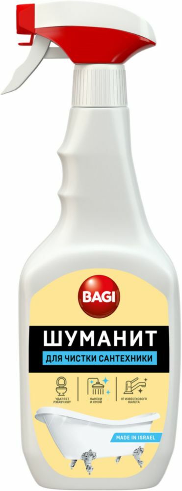 Saniteettitavaran puhdistusaine Bagi shumanit 500 ml