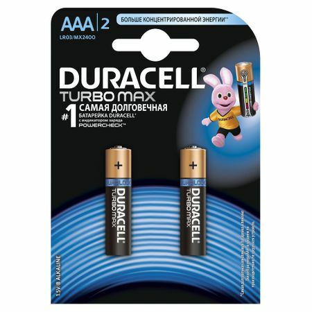 Alkalisk batteri Duracell TurboMax AAA 2 stk.
