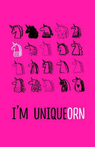 Anteckningsbok. Unicorns (I am unique_pink) A5, 64 sid.