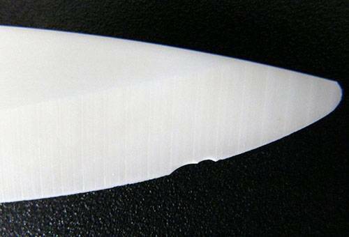 Kako ostro keramični nož doma - samo varni nasveti