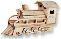 Montažni drveni model Lokomotiv
