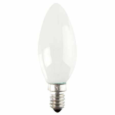 Žarnica z žarilno nitko Osram E14 230 V 60 W matirana sveča 3 m2 svetlo bela toplo