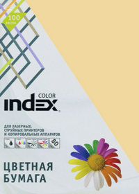 Carta a colori Index Colour, 80 g/m2, A4, sabbia, 100 fogli