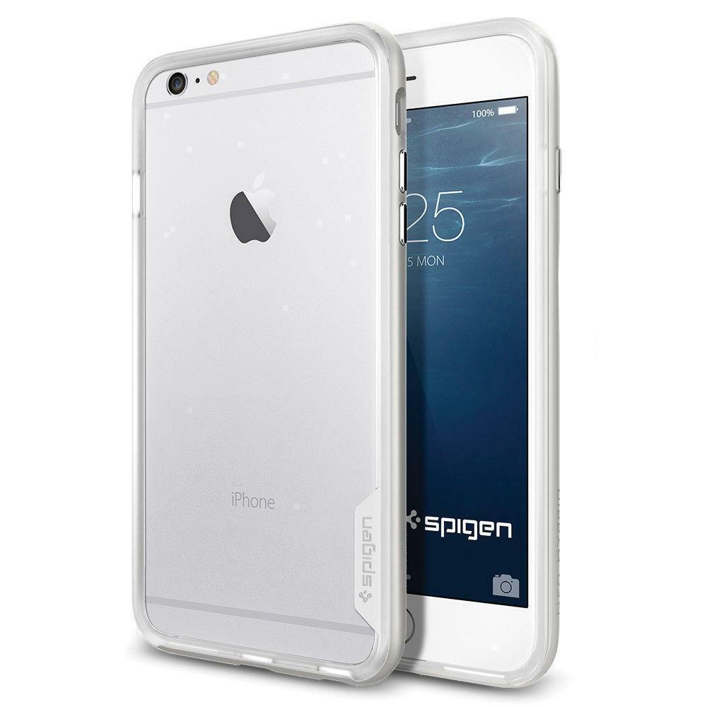 Custodia per paraurti Spigen Neo Hybrid EX per Apple iPhone 6 Plus / 6S Plus (argento satinato) SGP11059