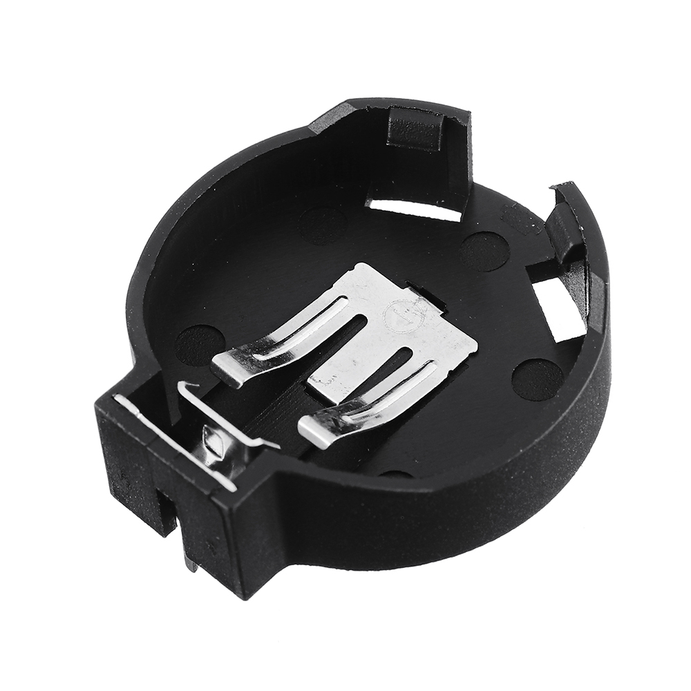 Batteria In-Line Button Holder Prese per celle della batteria Custodia per moduli in plastica nera