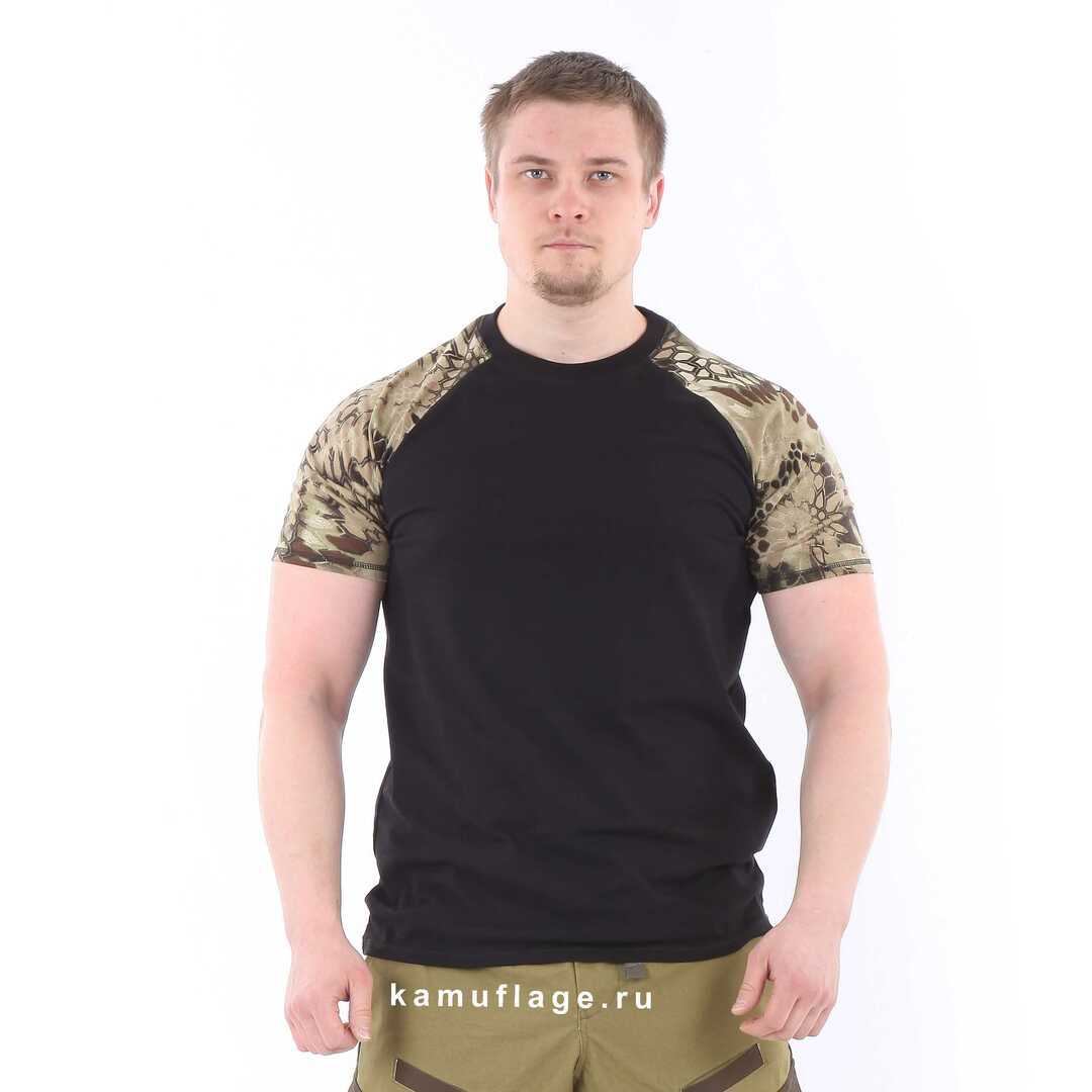 Keotica T-Shirt 100% Baumwolle Schwarz / Highlander