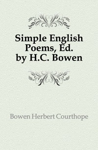 Poesie semplici inglesi, ed. di H.C. Bowen