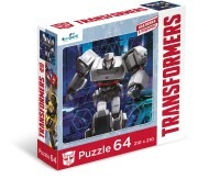 Puzzle Transformers. Megatron + klistremerker (64 elementer)
