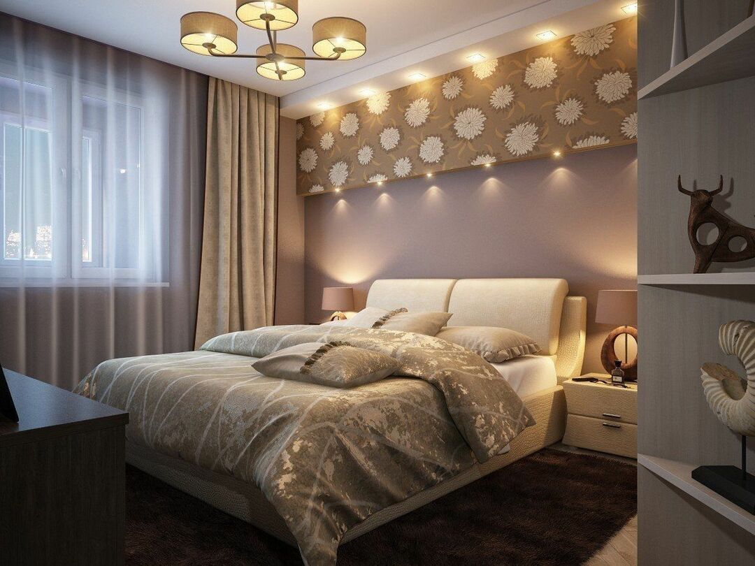 design af lille soveværelse