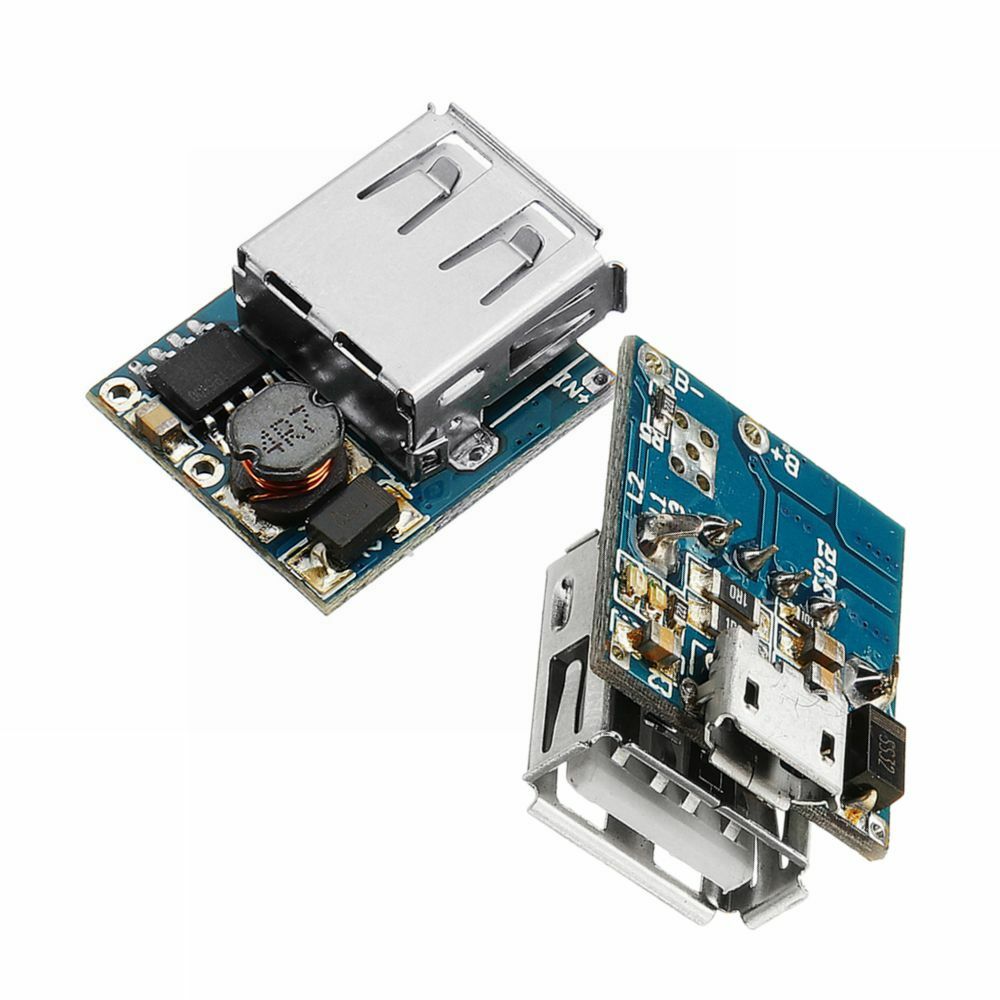 Batteriladdare Aktivera överskyddsmodul Micro USB Power Module Li-Po Li-ion 18650 Power Bank Charger Board DIY