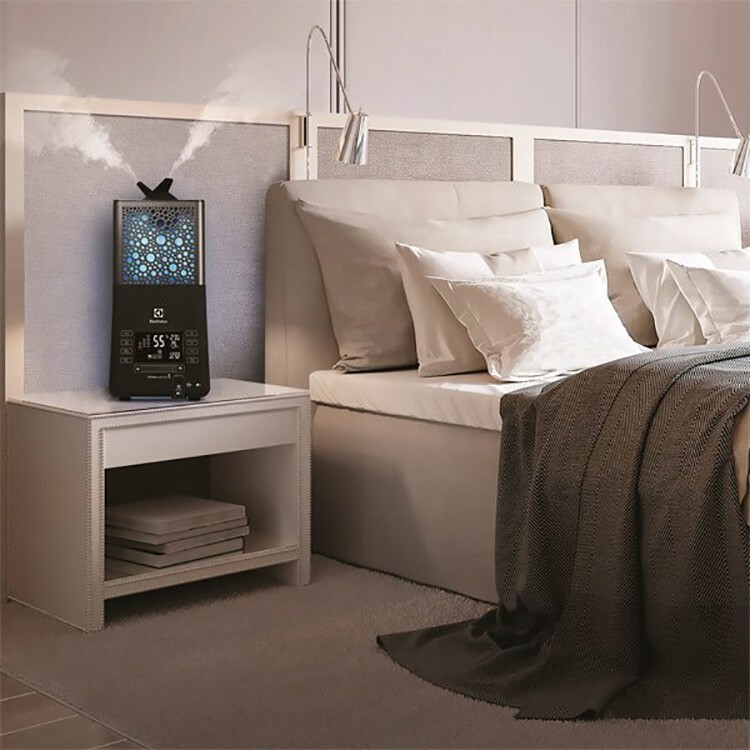 Electrolux nemlendiriciler hiç ses çıkarmadıkları için dinlenme odasında her an çalışabilir.