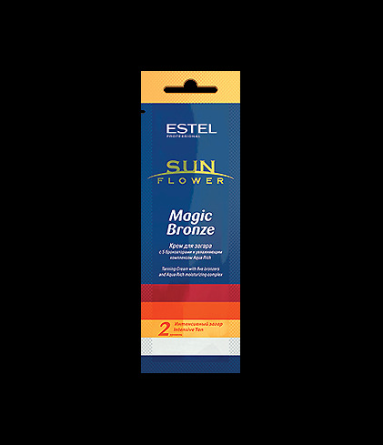 ESTEL Sun Flower Magic Bronze Tanning Cream 2 Level, 15 ml