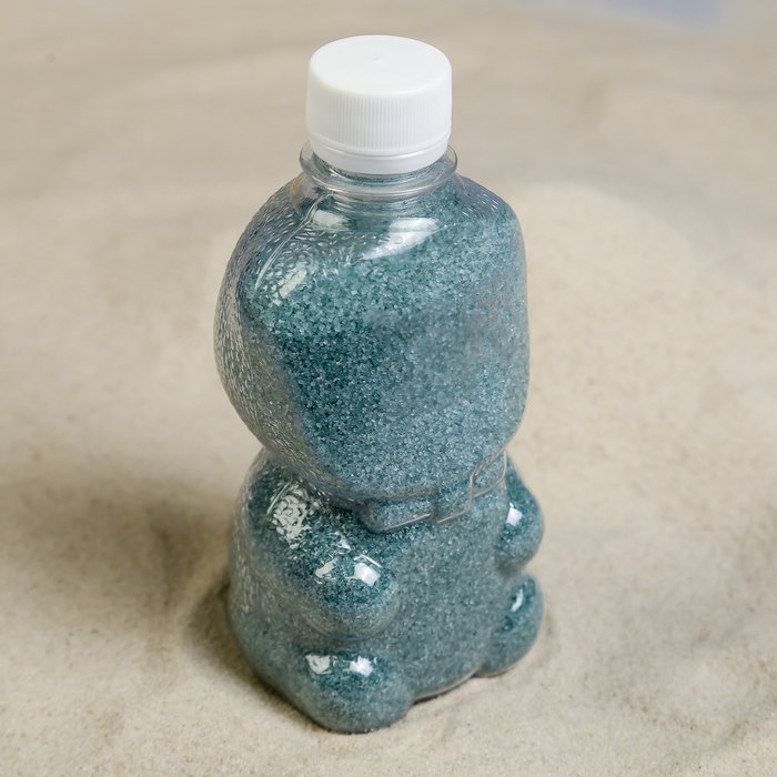Farvet sand i flasker \