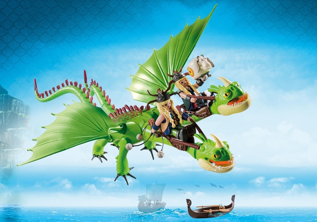 Konstrukteur Playmobil Dragons # und # quot; Bully and Bully # und # quot;, 18 Teile