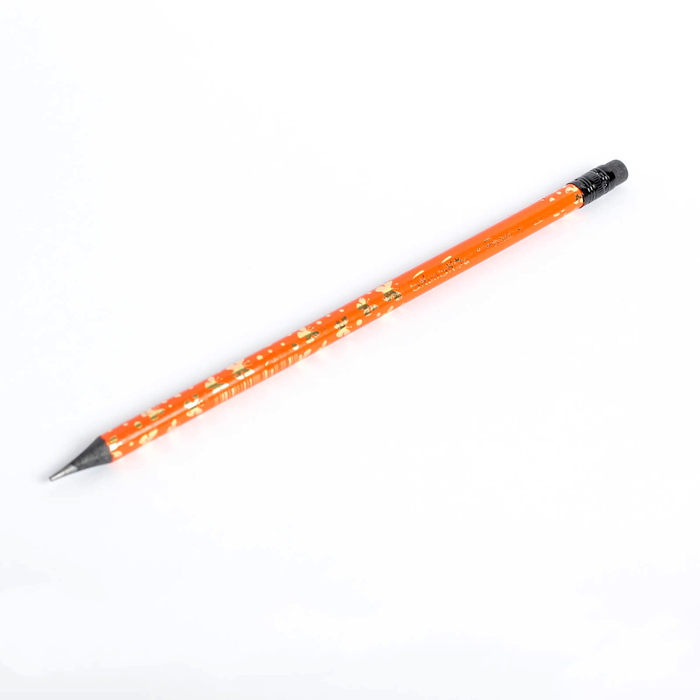 Ceruzka h / g s gumou HB, trojuholníkové brúsené motýle