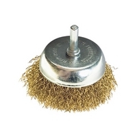 Vŕtacia kefa, hrnček so sponou do vlasov, mosadzný krútený drôt, 75 mm