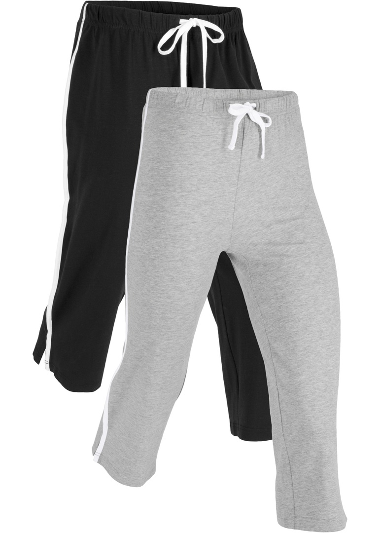 Pantalon de jogging capri extensible (2 pièces)