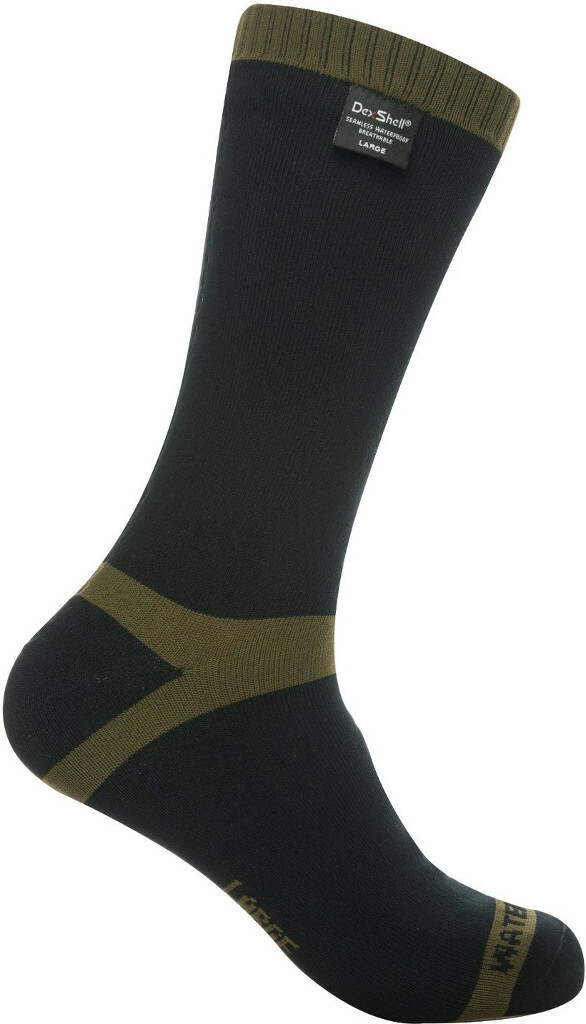 DexShell Su Geçirmez Trekking Zeytin 2017 çorapları siyah / yeşil, 43-46 beden