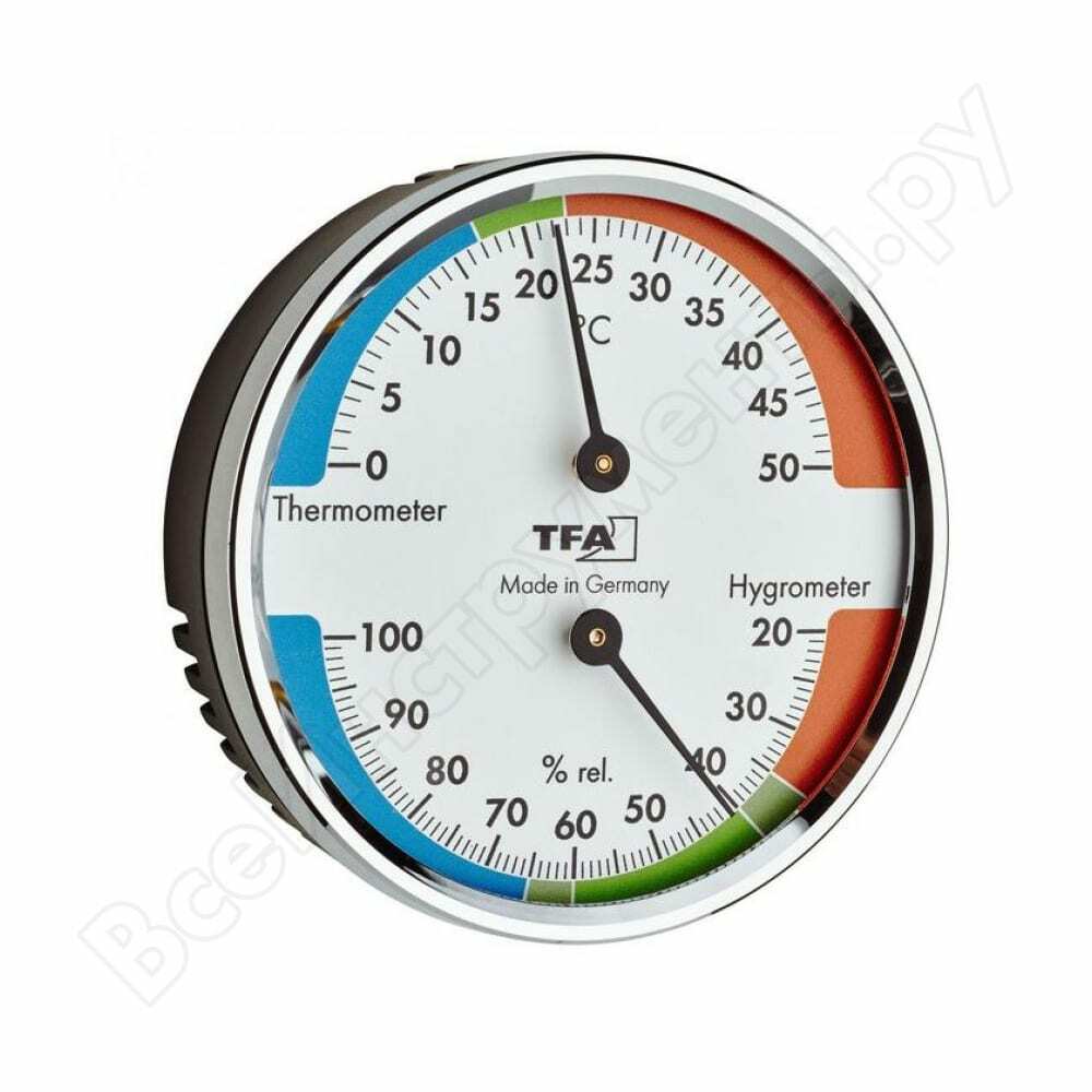 Bimetallisk termohygrometer tfa 45.2040.42