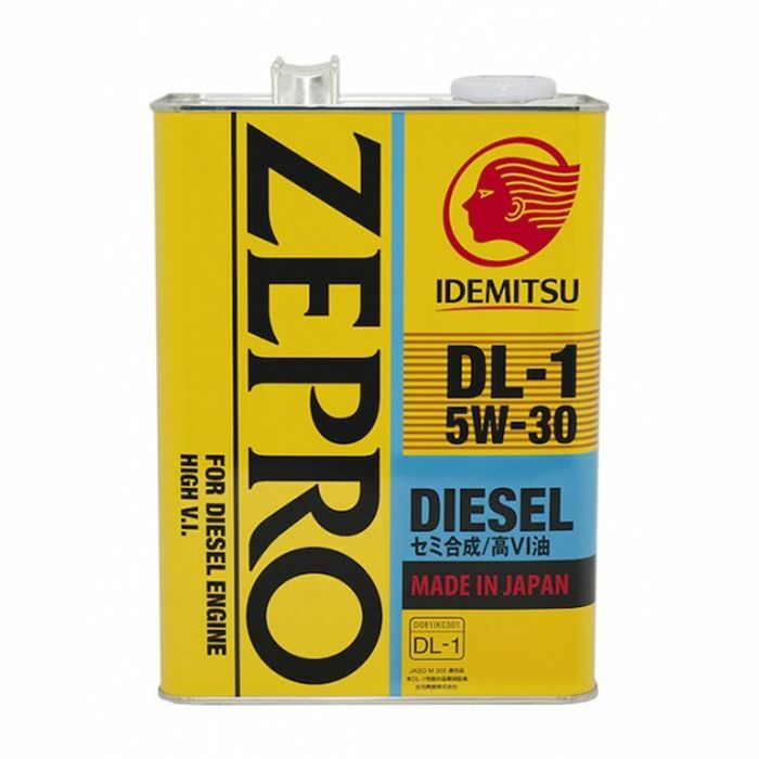 שמן מנוע Idemitsu Zepro Diesel DL-1 5W-30 ACEA C2-08, 4 ליטר