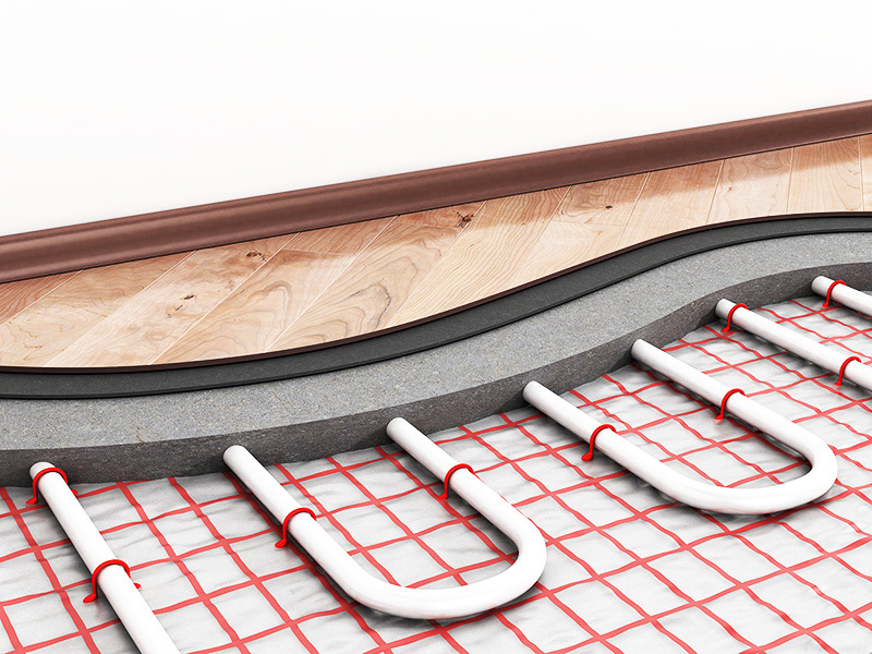 The procedure depends on the selected type of underfloor heating and the technology of work