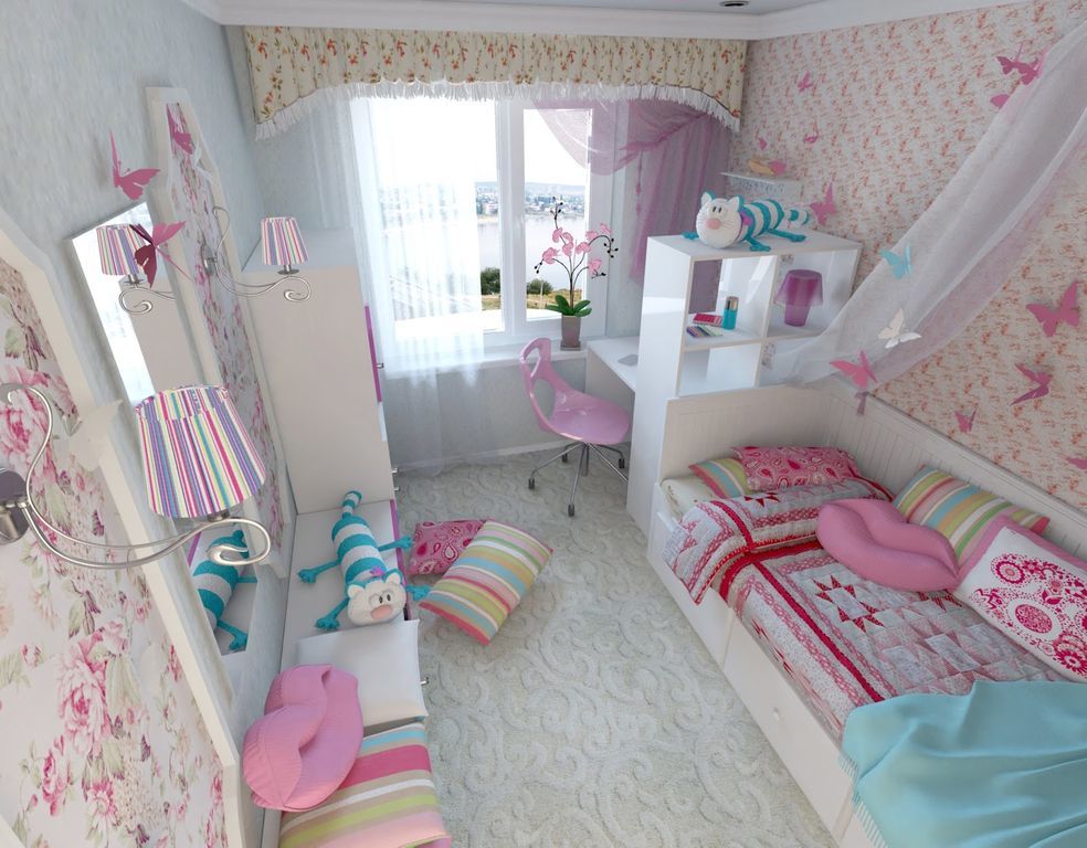 designový dětský pokoj pro dívky