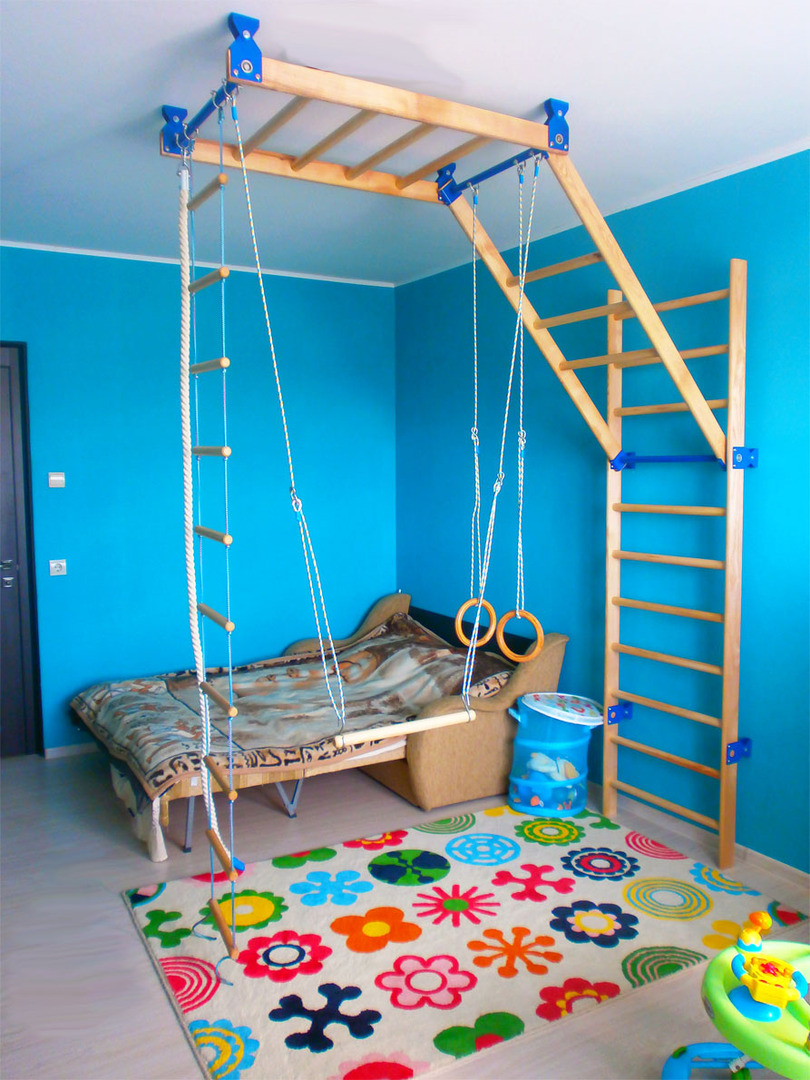 Sportwand voor kinderen met plafondbevestiging