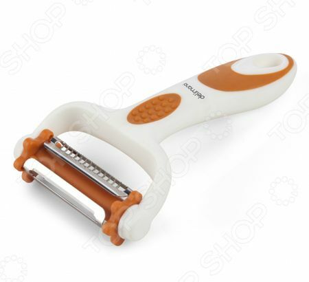  Vegetable peeler with the function of a vegetable cutter Delimano " Brava 3in1"