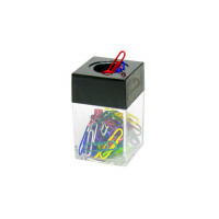 Magnetna sponka za papir, z kompletom barvnih zaponk, 28 mm, 50 kosov