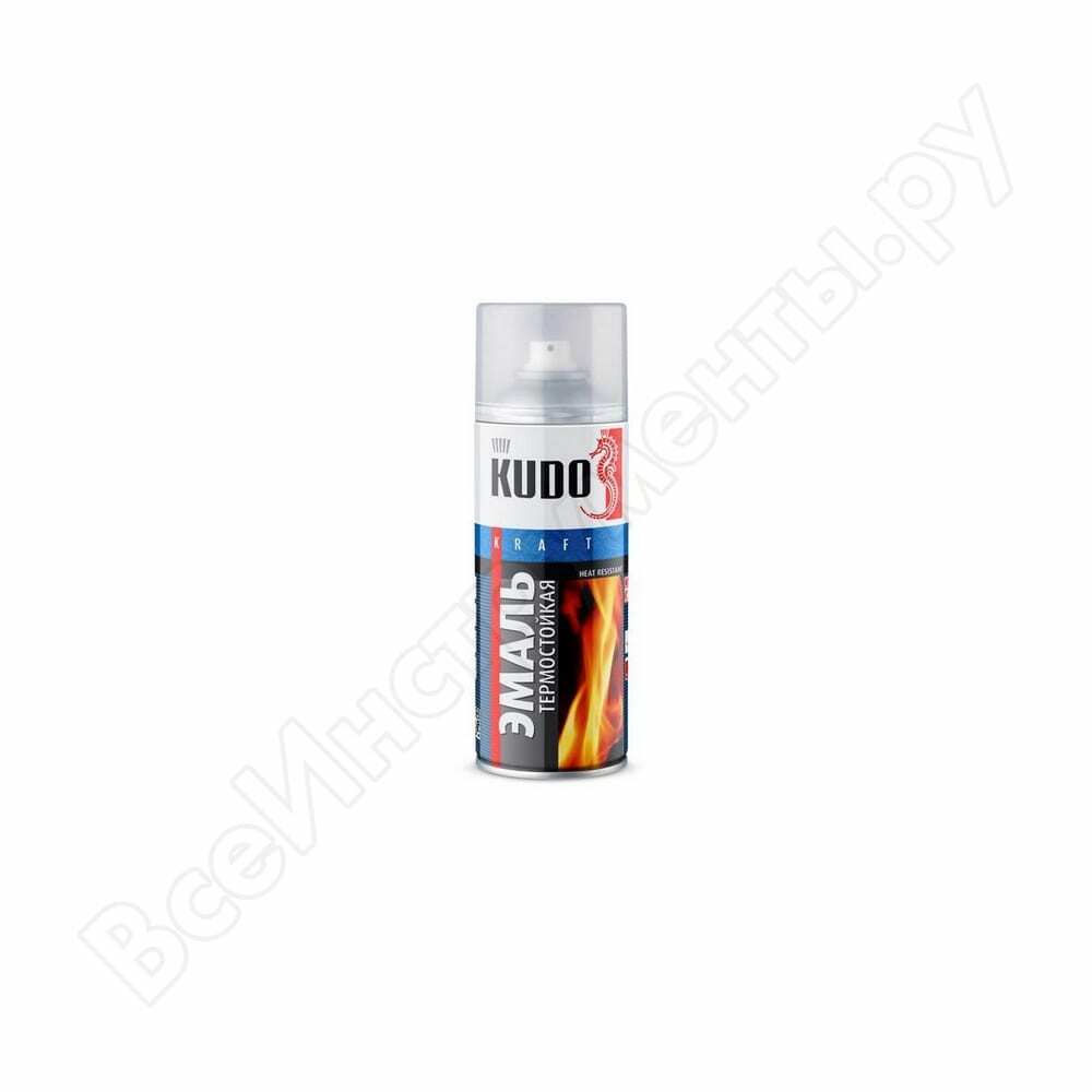 Heat-resistant enamel aerosol kudo white 520 ml 1/12 5003 585305