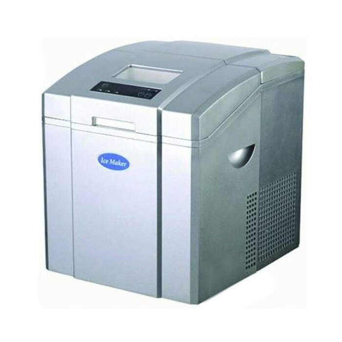 Máquina de fazer gelo Gastrorag DB-07, bloco de gelo (dedos), 3,25 l, 15-18 kg / dia, prata 3184