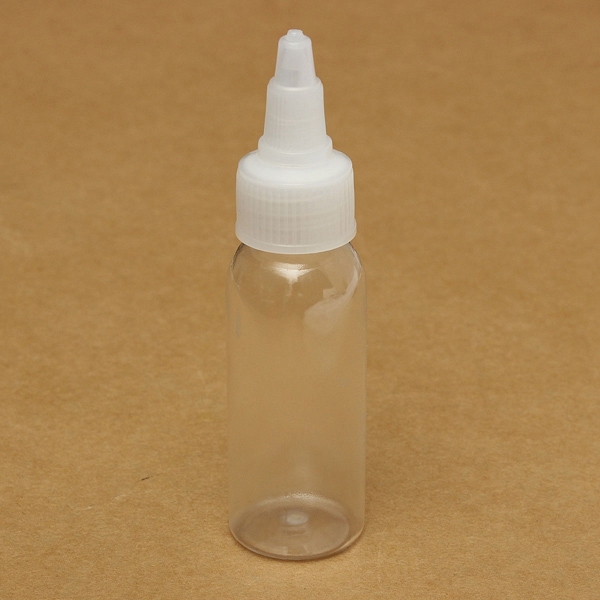 Plastové zásoby Prázdná lahvička s inkoustem na pigmentové barvy