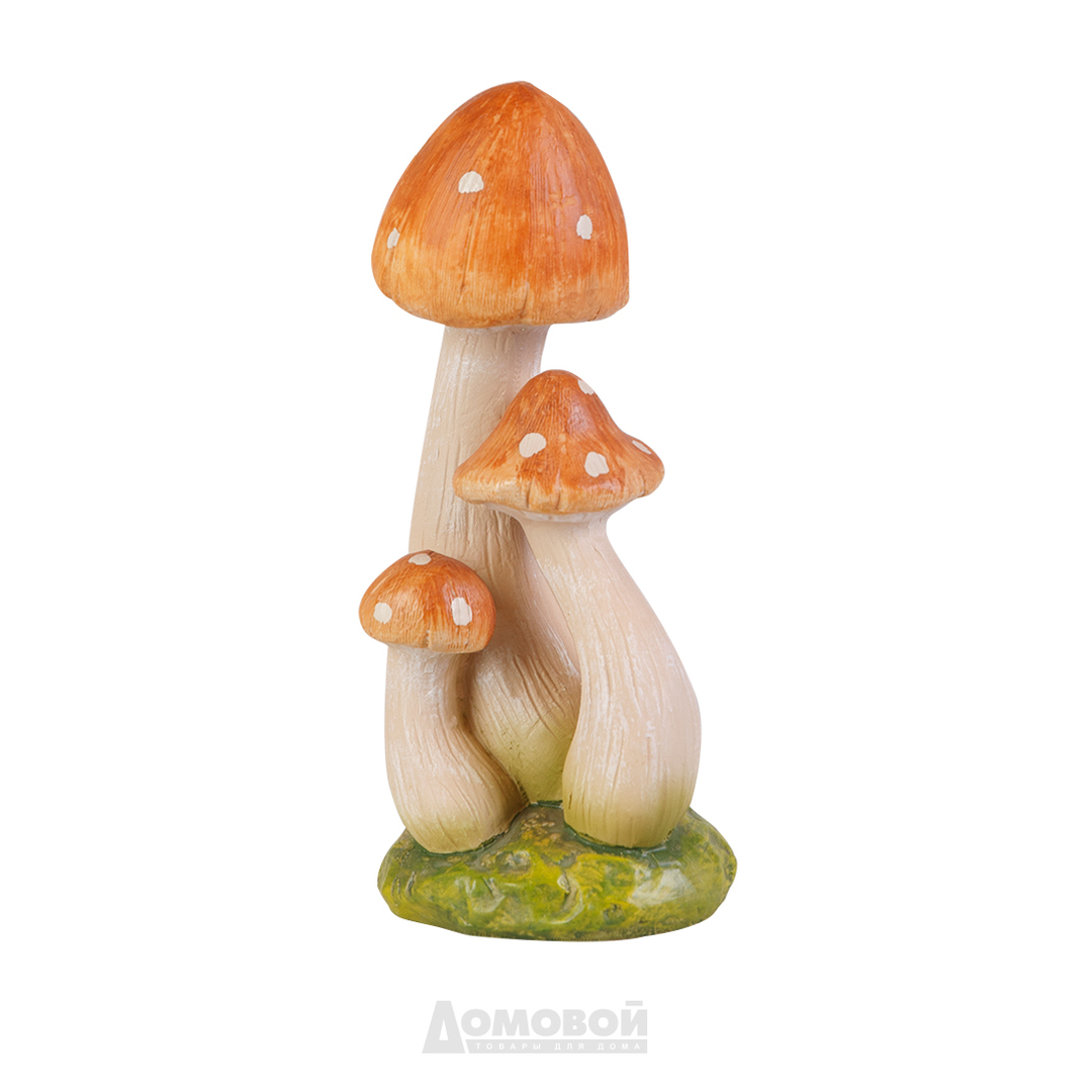 Zahradní figurka, DOMÁCÍ DEKOR Žluté houby, 13x10x26,5cm, polyresin