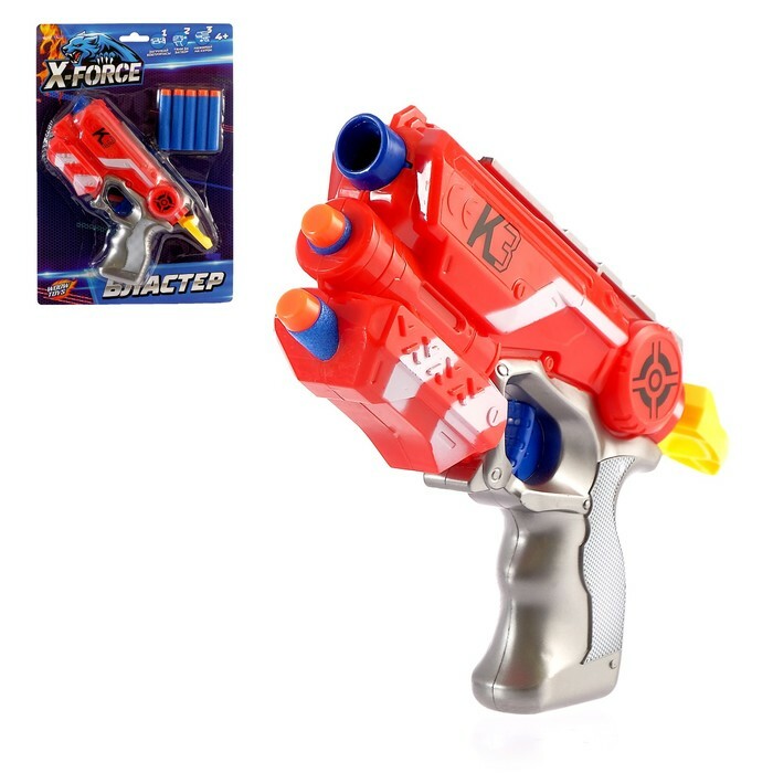 Blaster K-3, יורה כדורים רכים, № SL-03219, צבעי MIX