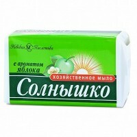 סבון כביסה Solnyshko, עם ניחוח תפוחים, 140 גרם