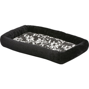 Poschodová posteľ Midwest Sofia plyš 56x33cm čierna pre psov