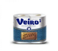 Linia Veiro Elite toiletpapier, 3-laags (4 rollen)
