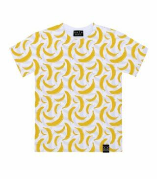 חולצת טריקו בננות תלת מימדית עם צל