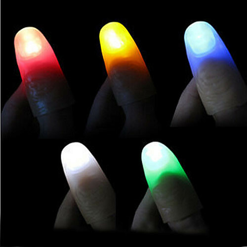 Licht swingend magisch speelgoed flash nail wraps (willekeurige kleur # en # amp; 1 ps)