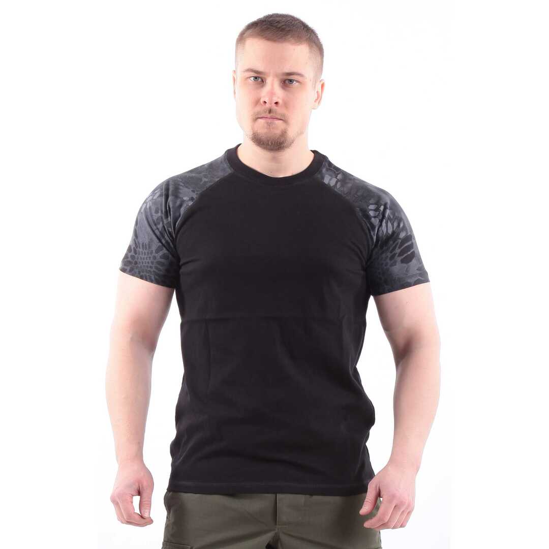 Keotica T-shirt 100% bomullssvart / tyfon