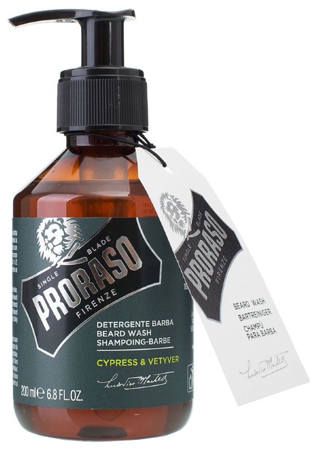 Cypress vetyver baardshampoo 200 ml proraso voor verzorging: prijzen vanaf $ 1 043 goedkoop kopen in de online winkel